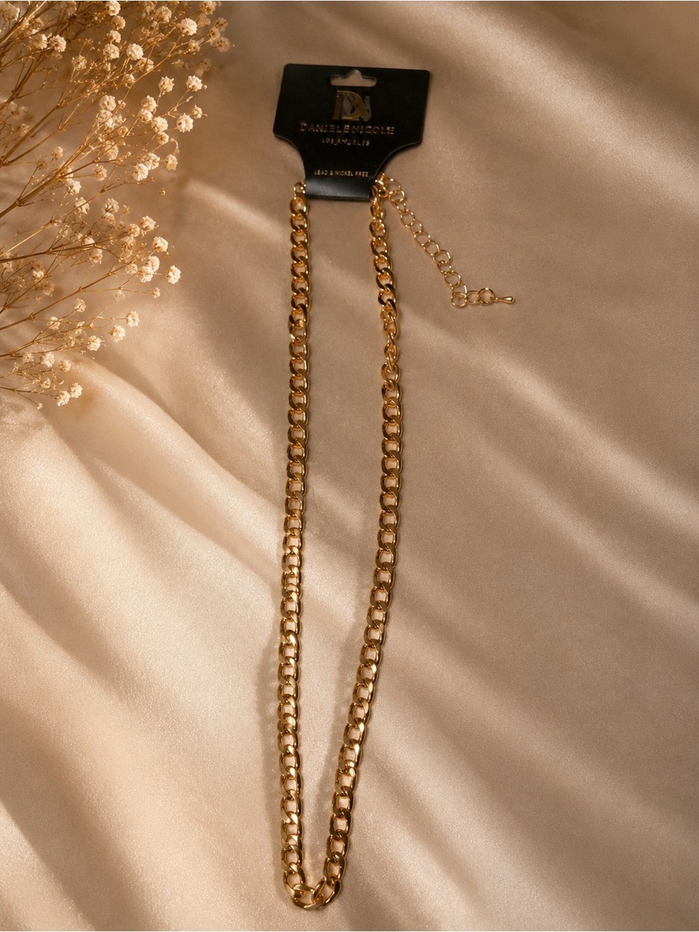 Stainless Steel 18” Gold Necklace